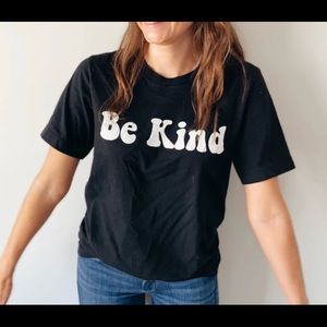 Be Kind Shirt Woman’s Black Cute Top